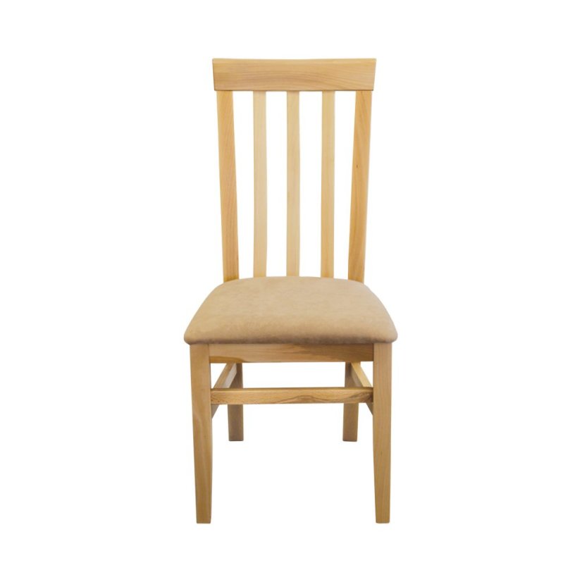 Jedálenská stolička RIGEL — masív buk, svetlo hnedá