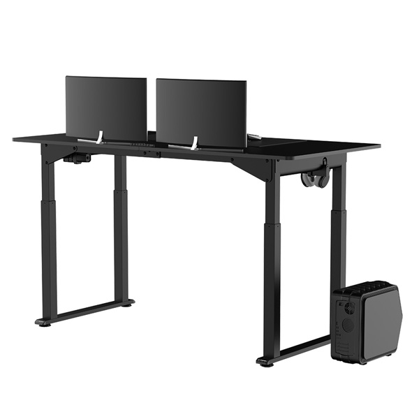 Elektricky výškově nastavitelný stůl UPLIFT — 160 cm, černá