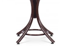 Drevený stojanový vešiak GIOR — tmavohnedá