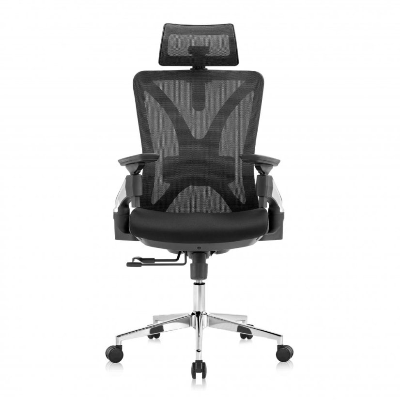 Kancelářská ergonomická židle VERTE X — černá, nosnost 150 kg