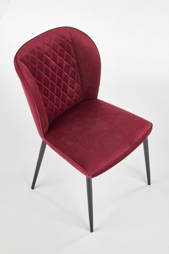 Jedálenská stolička MANNY – zamat, viac farieb