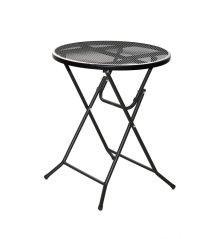 Skládací stůl HOBART — průměr 60 cm, kov