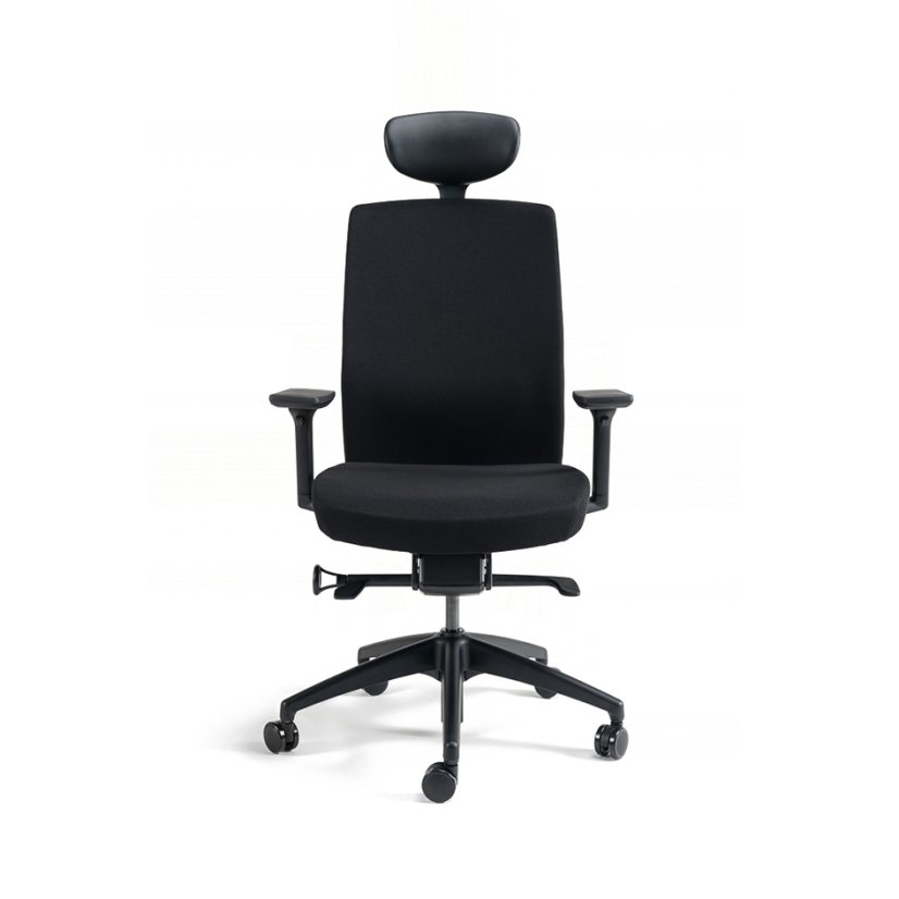 Kancelárska ergonomická stolička BESTUHL J2 SP — viac farieb, s podhlavníkom - Čalúnenie J2 SP: Modrá 214