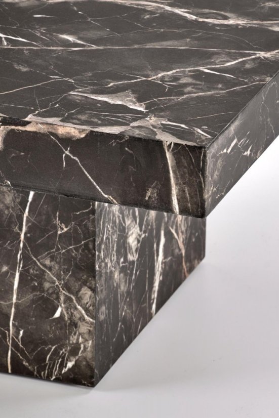 Konferenčný stolík MONOLIT — dekor čierny mramor