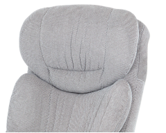 Kancelárske kreslo na kolieskach KASPER – s podrúčkami, čalúnené