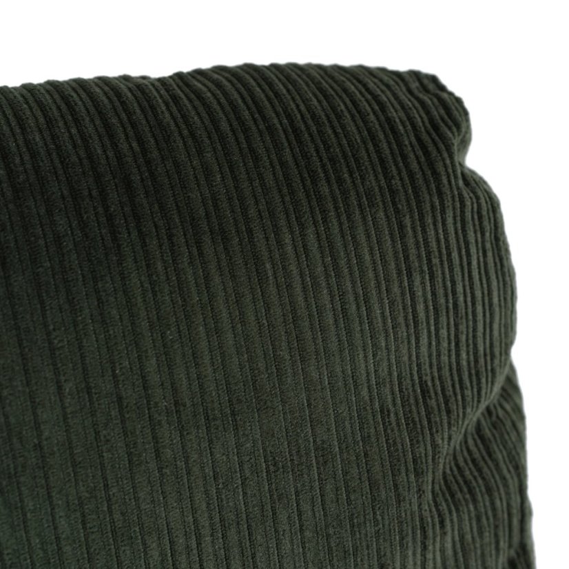 Kreslo DANNY — zelené, manšestr, polohovateľné