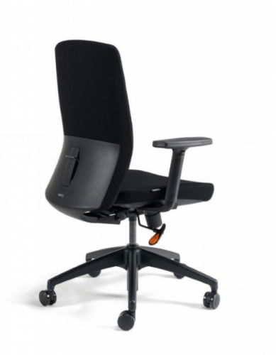Kancelářská židle BESTUHL J2 ECO BLACK — více barev - Čalouněná J2 ECO BLACK: Černá 201