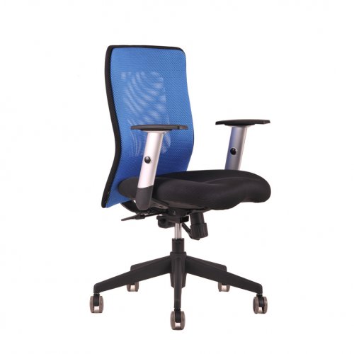 Kancelářská židle na kolečkách Office Pro CALYPSO - s područkami - Čalounění Calypso: Červená 13A11