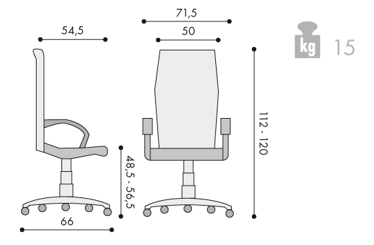 Kancelárske otočné kreslo Antares MIAMI PLUS — čierna eko-koža, nosnosť 130 kg