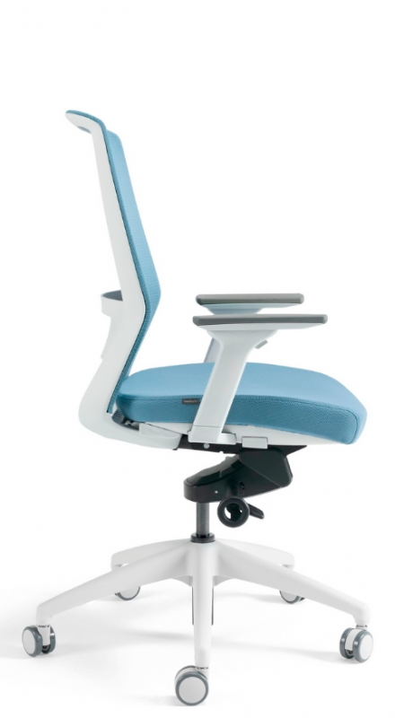 Kancelářská ergonomická židle BESTUHL J17 WHITE — více barev