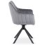 Otočná stolička MUMBAI 2 Šedá Zamat – Elegantný Komfort pre Domov i Kanceláriu
