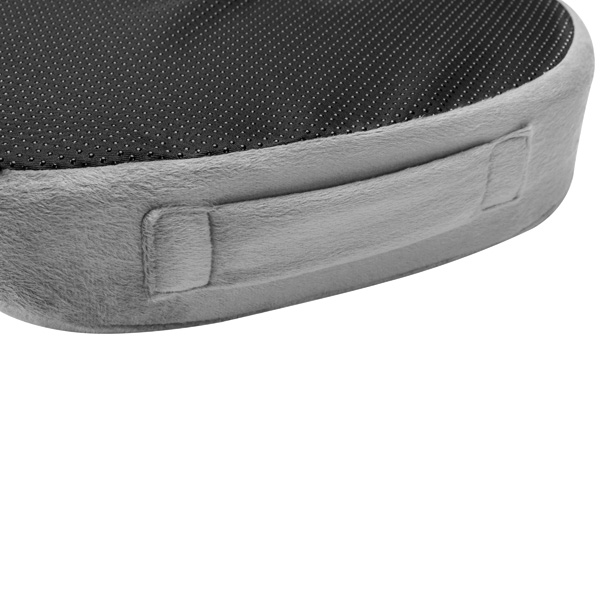 Ergonomický podsedák pod hýždě - paměťová pěna, šedá