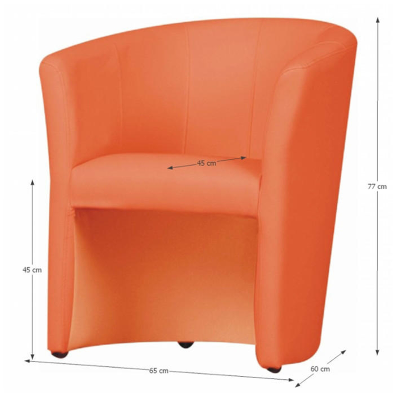 Relaxační křeslo CUBA — látka, více barev Kondela