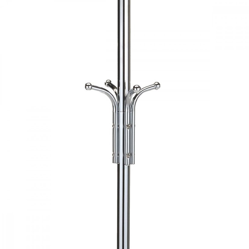 Vešiak stojanový DALIDA - 182 cm, kov, lesklý chróm