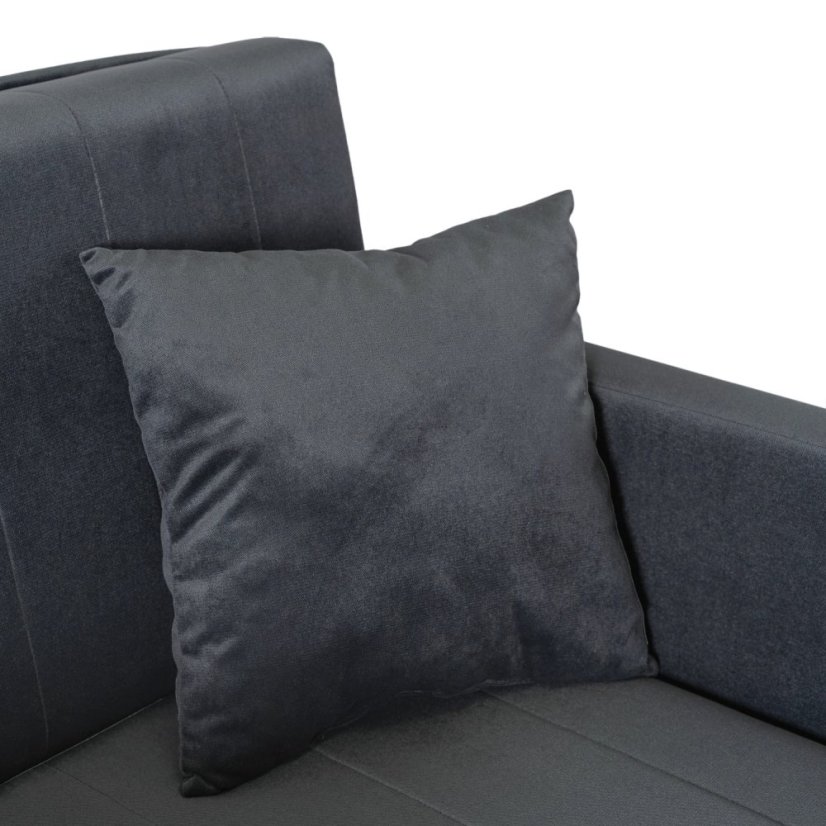 Jednolôžkové rozkladacie kreslo VERO Sivé