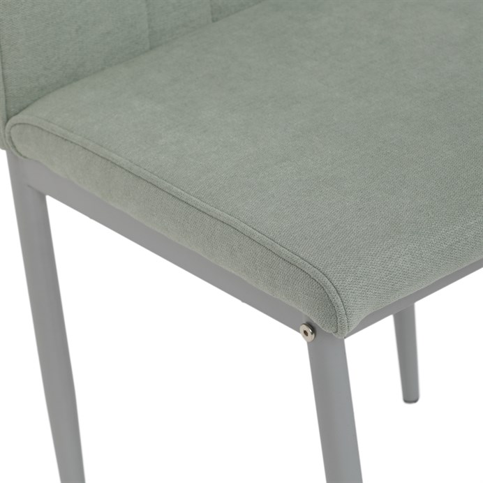 Jedálenská stolička LENA Autronic - zelená s šedými kovovými nohmi