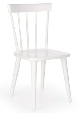 Jídelní židle BARKLEY – masiv, bílá Halmar