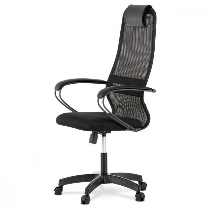 Kancelářské křeslo SWEET – látka, síť, černá Autronic