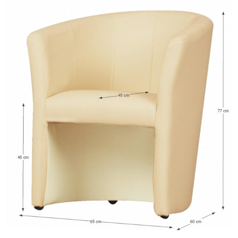 Relaxační křeslo CUBA — látka, více barev Kondela