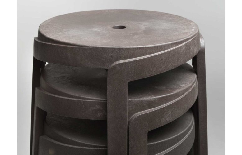 Jedálenská stolička STACK MINI – stohovateľná dizajnová stolička s vintage prvkom, viac farieb