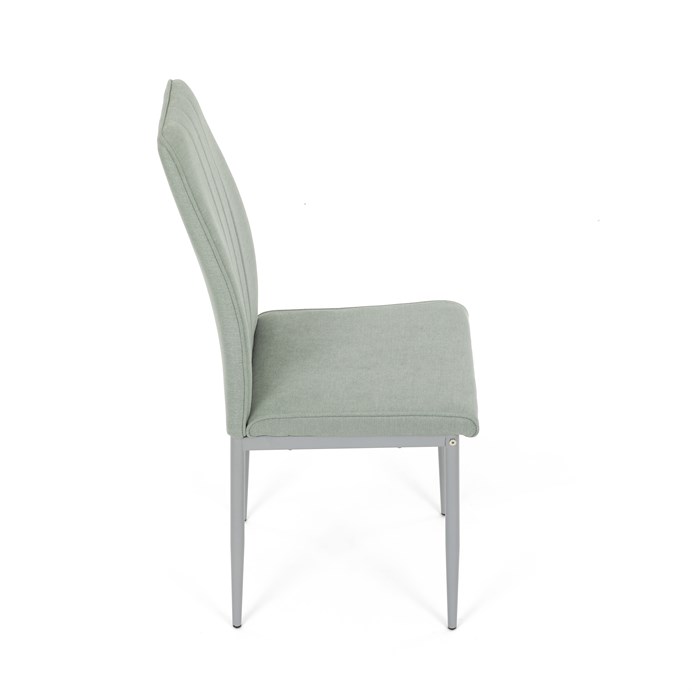 Jedálenská stolička LENA Autronic - zelená s šedými kovovými nohmi