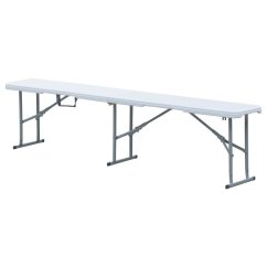 Zahradní lavice ALBENCH – bílá Autronic