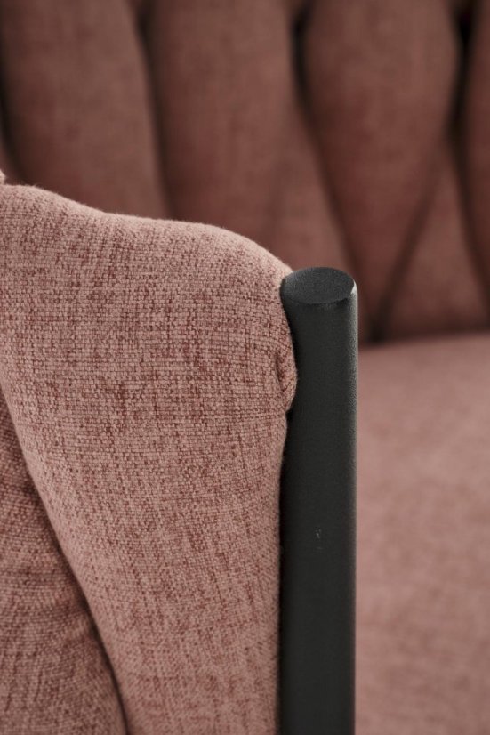 Kancelárska otočná stolička TALON — látka, ružová