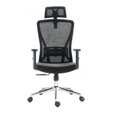 Kancelárska ergonomická stolička ERGO MAX — čierna, nosnosť 150 kg