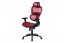 Kancelářská ergonomická židle NITE — s podhlavníkem a područkami, červená