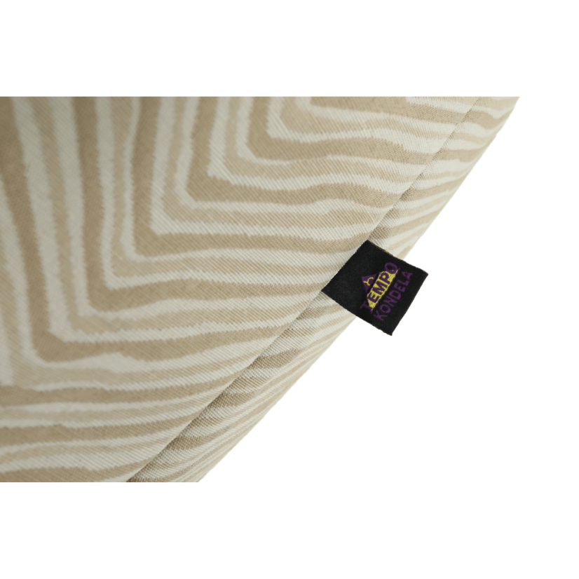 Sedací vak BRESTO — 90×110×90, béžová látka