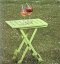 Skládací stolek PARMA — plast, více barev - Barevné provedení: Limetková