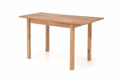 Jedálenský rozkladací stôl GINO - 100x60 (+35cm), remeselný dub