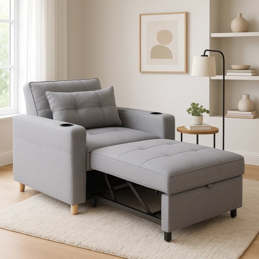 Kreslo SOLOR Šedé – moderná elegancia pre váš interiér