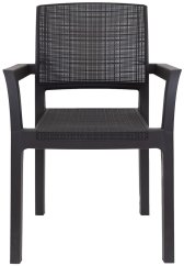 ALBA plastové křeslo - grafit