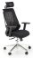 Kancelárska ergonomická stolička GERONIMO — sieť, čierna