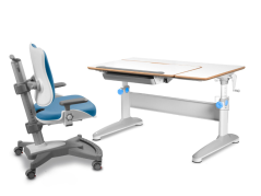 Dětský set MyChamp EXPERT - modrý, set židle + stůl Mayer