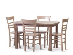 Židle SIENA masiv – klasická jídelní židle se zvýšenou opěrkou, více barev, zátěžová konstrukce Stima