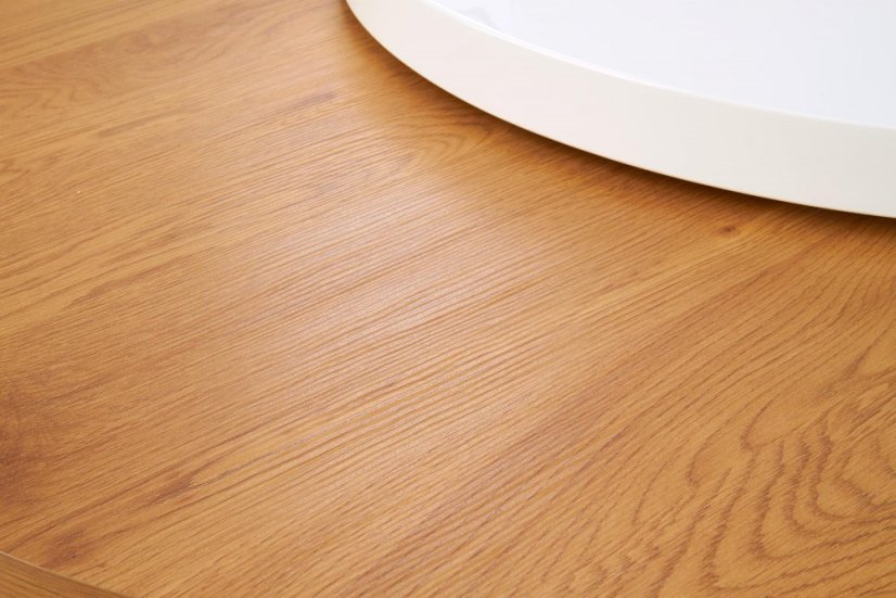 Konferenční stolek MICHELLE — bílá / přírodní Halmar