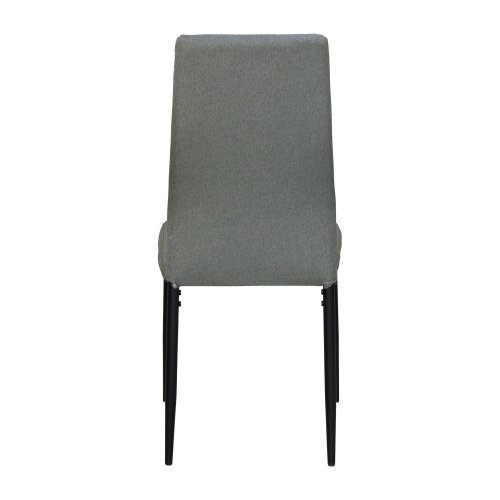 Jedálenská stolička KAPA — kov, šedá látka