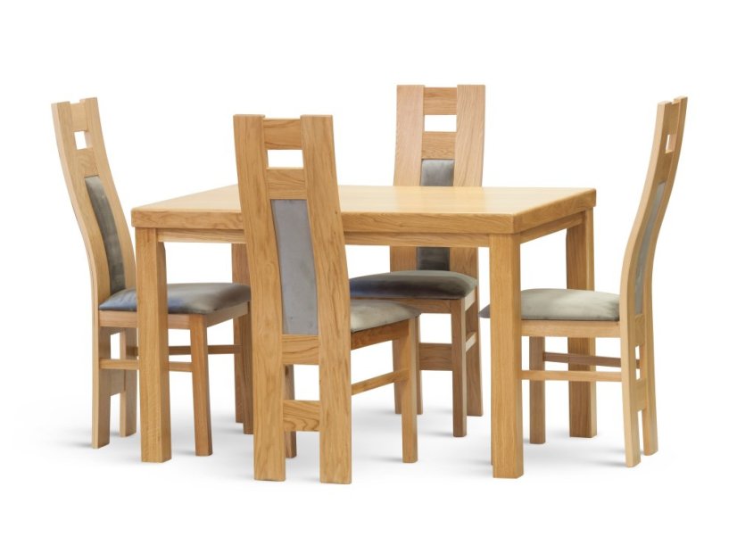 Jídelní stůl TEO oak805 – dýha dub, různé rozměry, pevné a rozkládací varianty Stima - KOSTRA: dýha dub