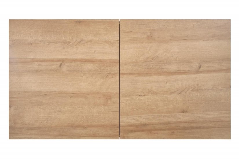 Konferenční rozkládací stolek CLARA — dekor dub, kov Halmar