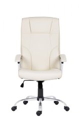 Kancelářské otočné křeslo Antares MIAMI PLUS — béžová eko-kůže, nosnost 130 kg Antares