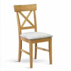 Jídelní židle Stima OAK – dub, nosnost 130 kg, čalouněný sedák, více barev