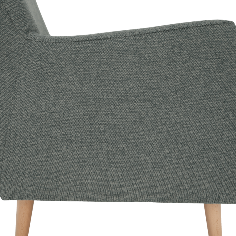 Křeslo ušák SAMY — masiv, látka, více barev