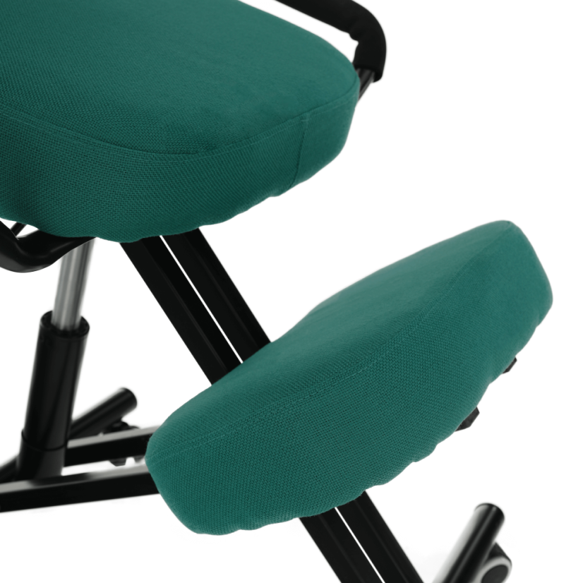 Ergonomická kľačadlo RUFUS – zelená látka