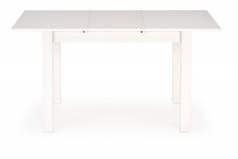 Jídelní rozkládací stůl GINO — 100x60 (+35cm), bílý