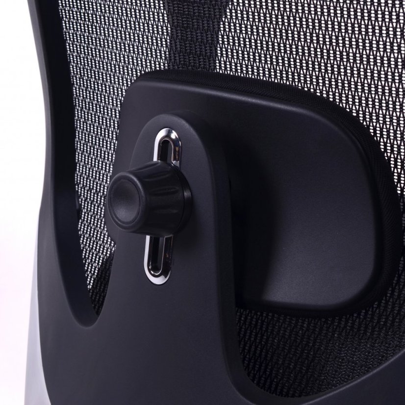 Kancelárska ergonomická stolička Sego AIR PLUS — čierna