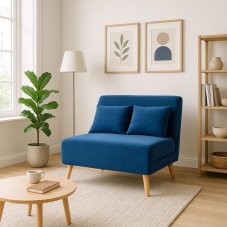 Luxusné Kreslo MARRY 2 v Modrej – Moderný Dizajn a Pohodlie