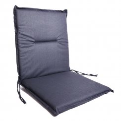 Poduška na židli KLEIN — látka, tmavě šedá