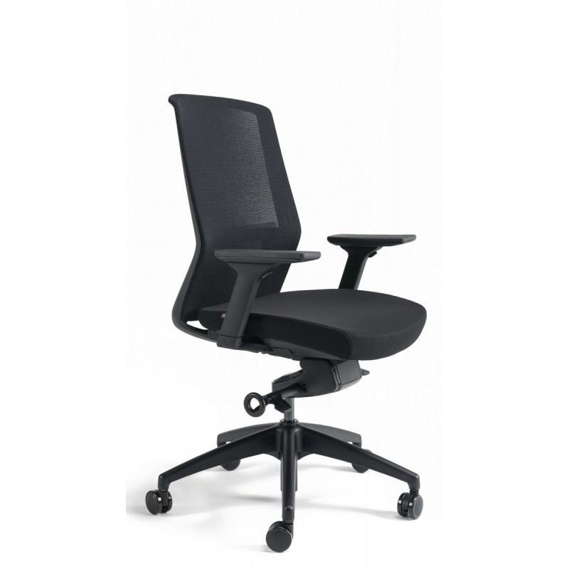 Kancelárska ergonomická stolička BESTUHL J17 BLACK — viac farieb - Farebné prevedenie J17 BLACK: Modrá